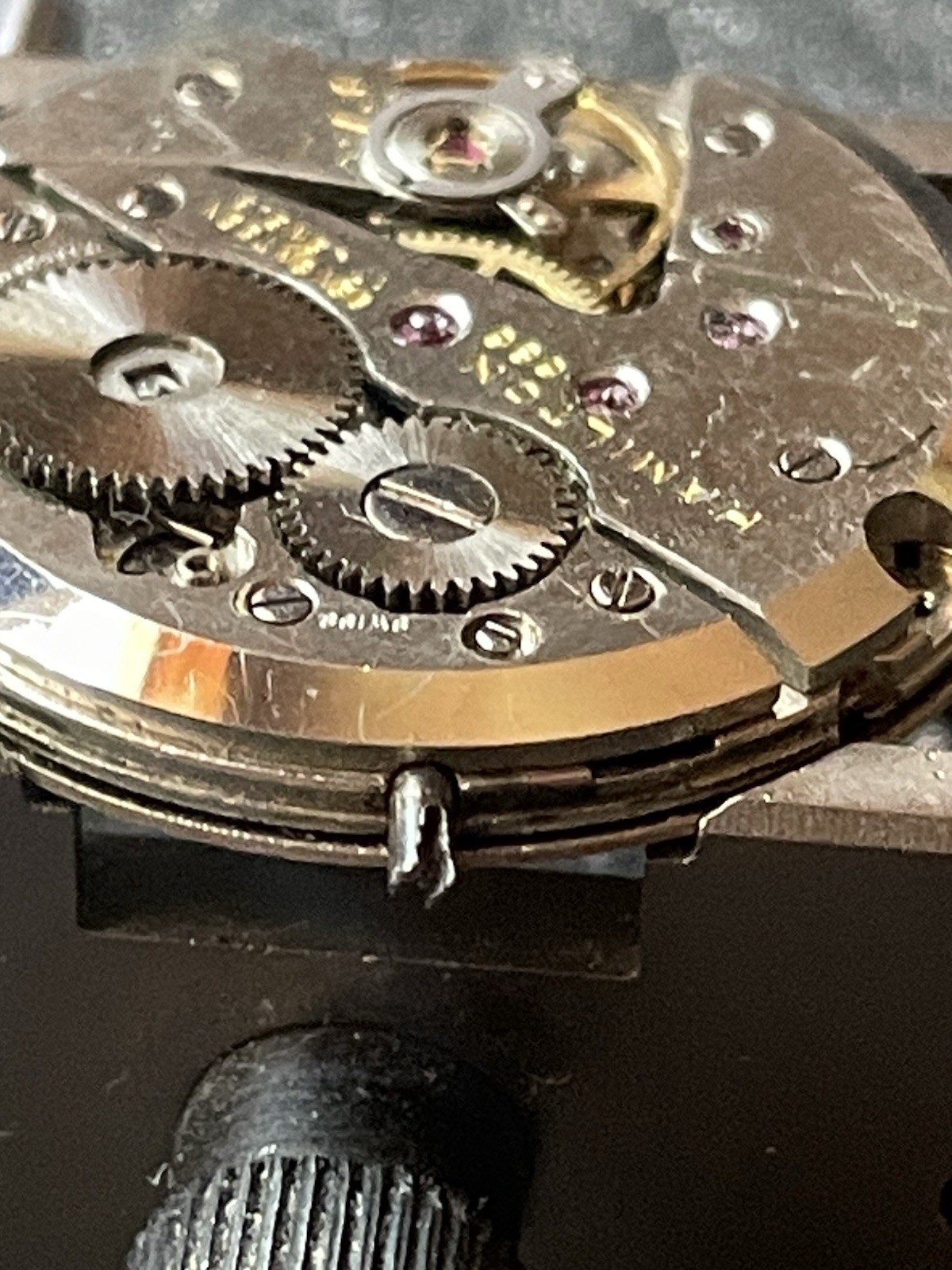Hamilton watch Movement 686 Parts Or Repair With Original Dial