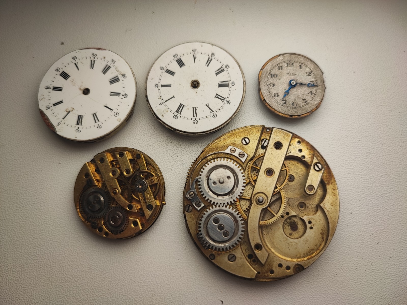 Pocket Watch lot – Watch movement – for parts and spares