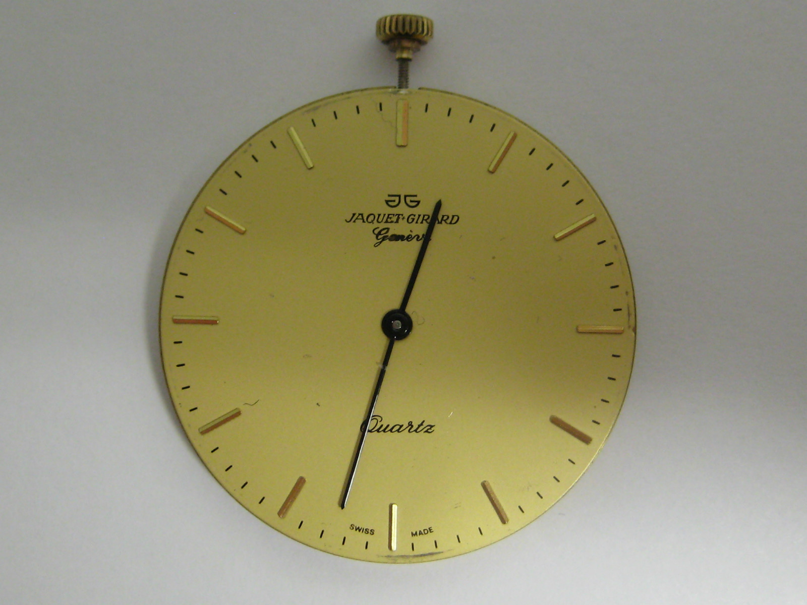 Jaquet Girard genuine pocket watch movement in working order.