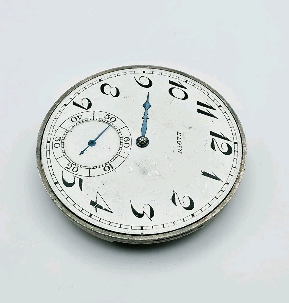 1926 Elgin Model 3 Grade 303 7J 12s Pocket Watch Movement For Repair