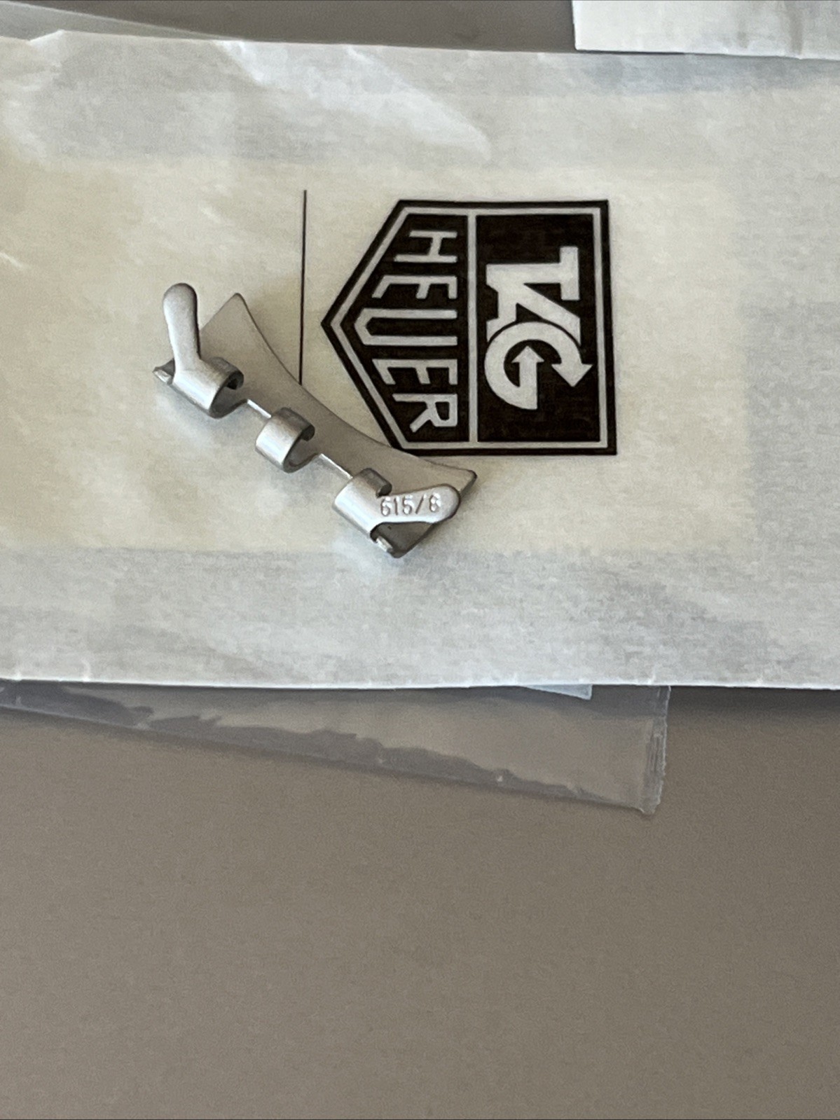 TAG Heuer Watch Bracelet (1) END PIECE Link 15 mm Two-Tone FB300B 615/8 Matte