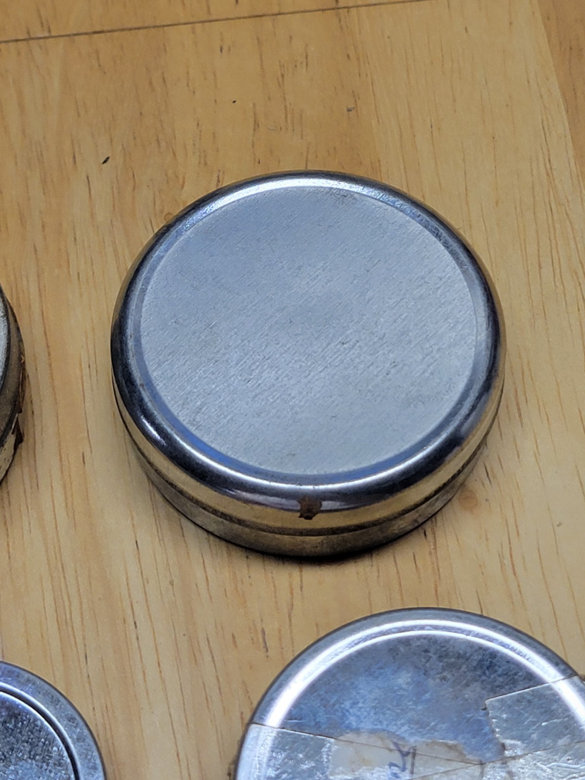 11 Watchmaker Tins for Parts or Movements Complete with Lids 2” Wide LT3