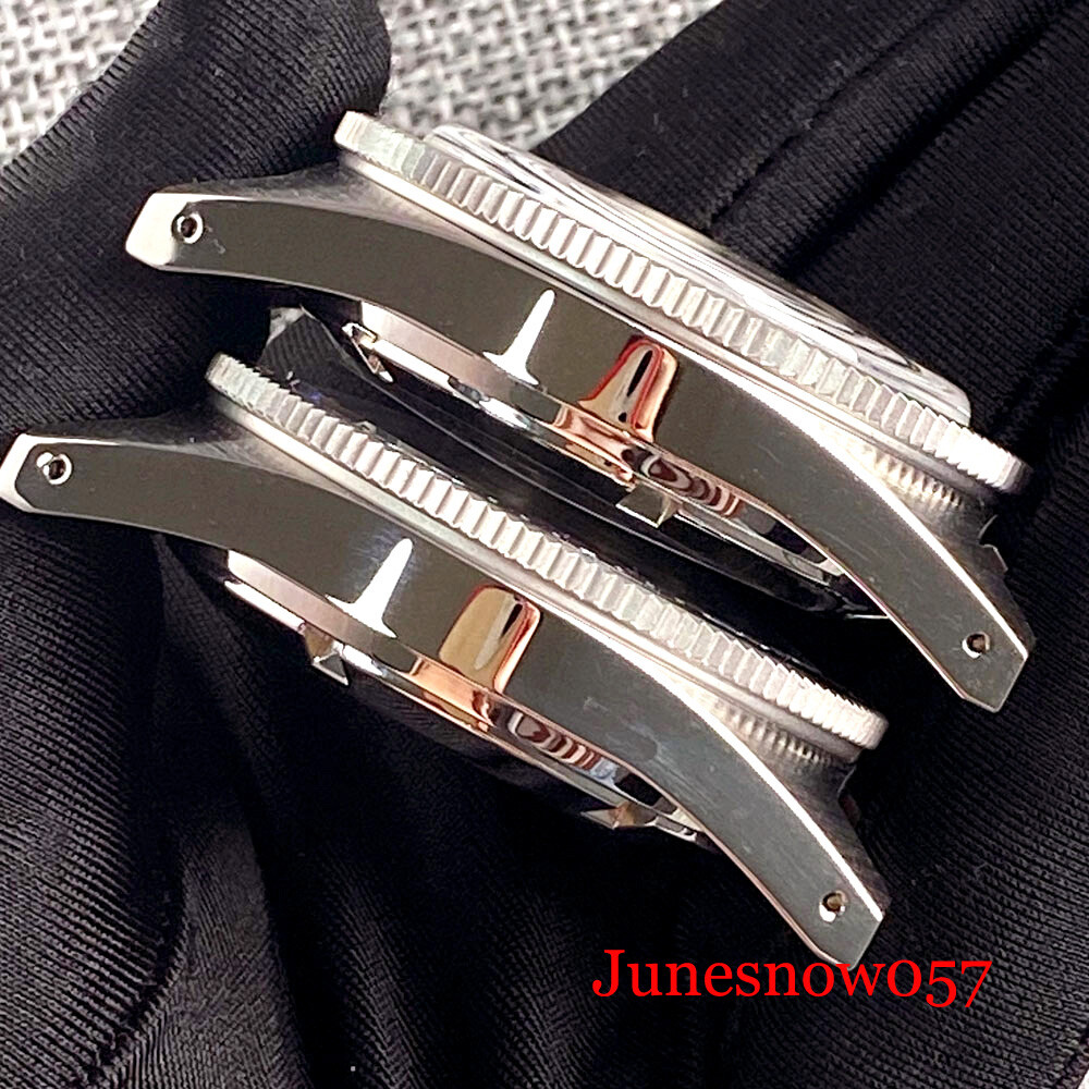 62MAS Watch Case fit NH35A NH36A PT5000 ST2130 ETA2824 AR Sapphire Chapter Ring