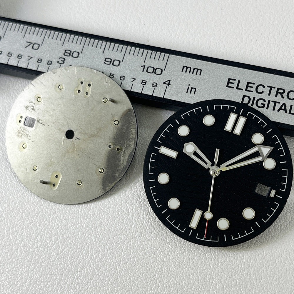 42mm Sea 300 Stainless Watch Case Mineral For NH35/36 8215 Movement 30.8mm Dial