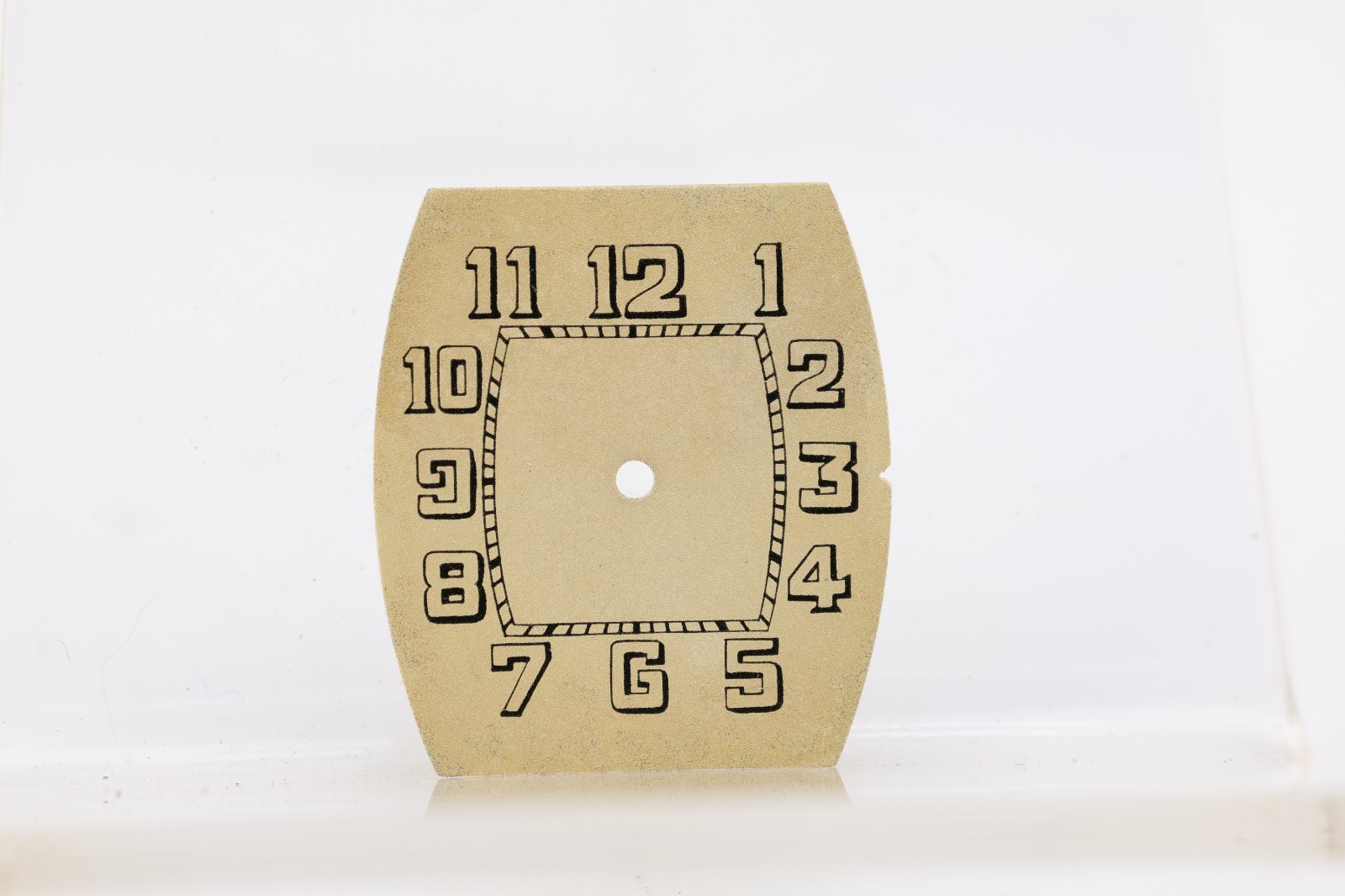 NOS TRENCH TANK ART DECO WRIST WATCH DIAL 22.33X25.2mm (HN)