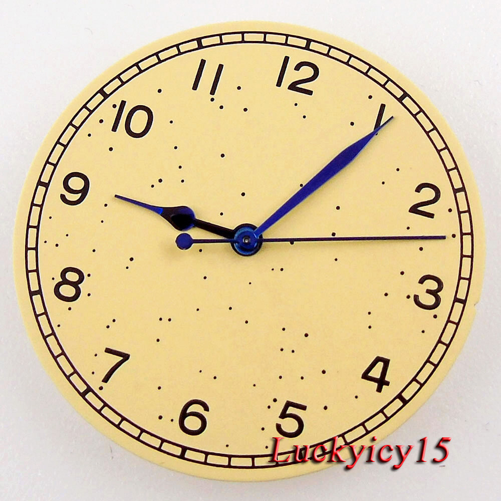33.5mm Watch Dial Face Hand Luminous Pilot Style Fit NH35 NH36 MIYOTA 8215 821A