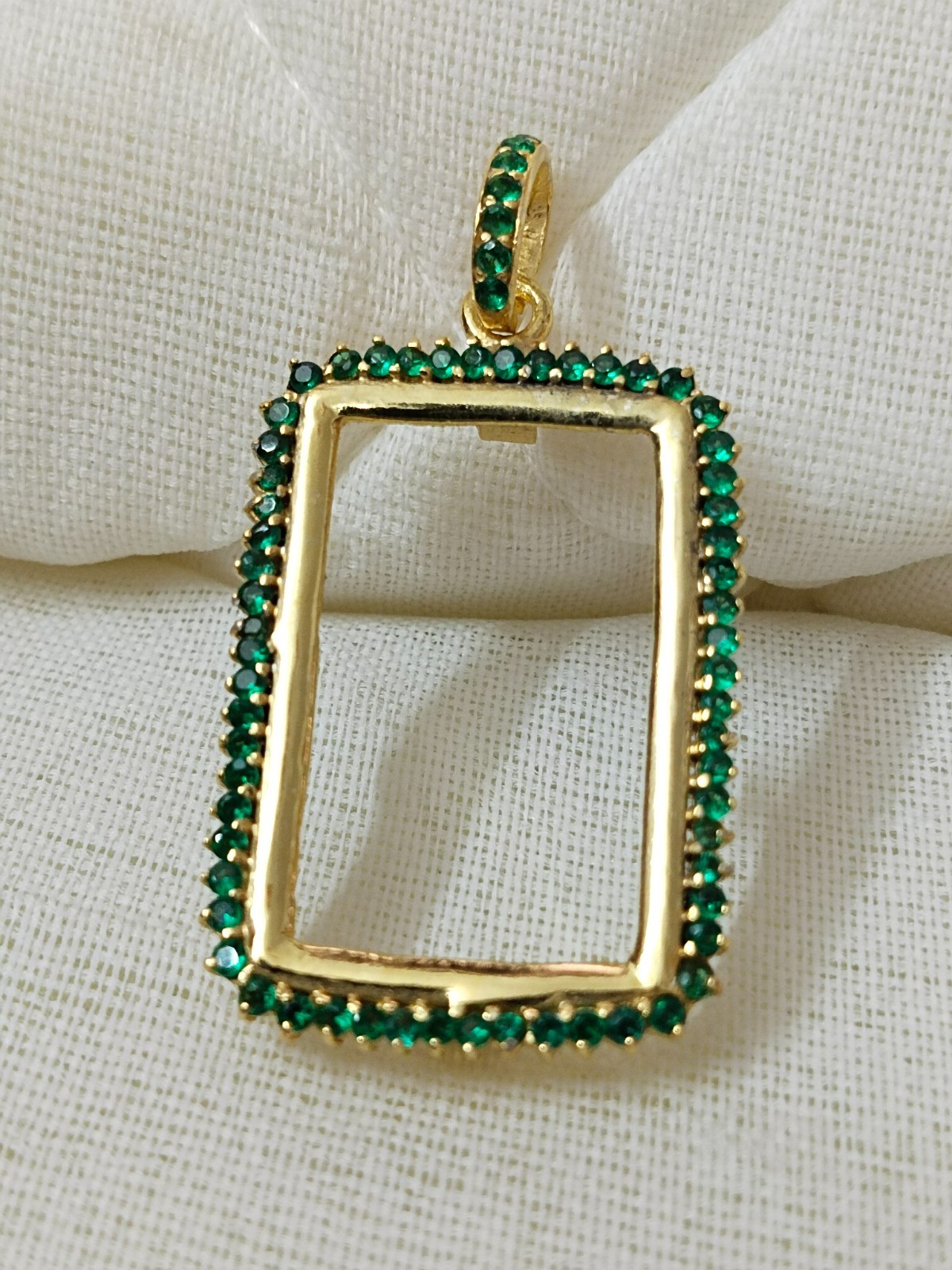 925 Sterling Silver Round Bezel Pendant Blank: Coin Connector Setting