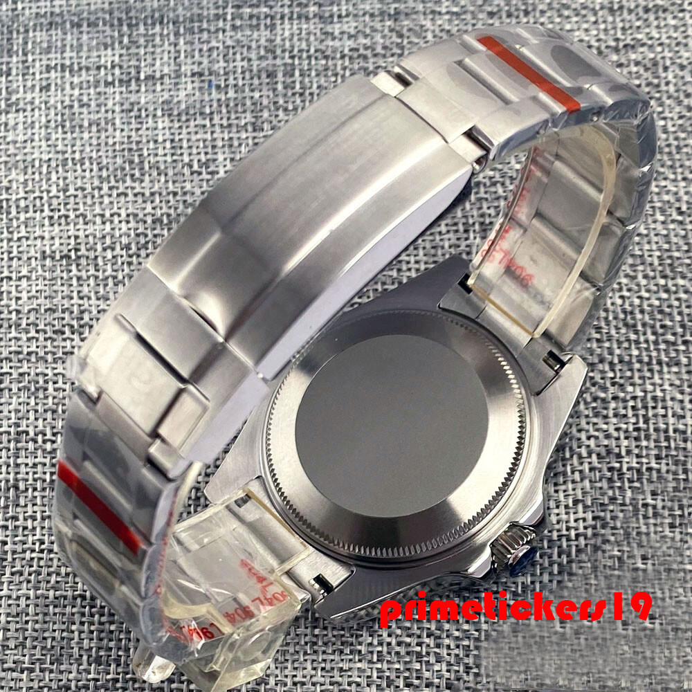 43mm Steel Watch Case Bracelet Sapphire Accessories Fit NH34 NH35 ETA2824 PT5000