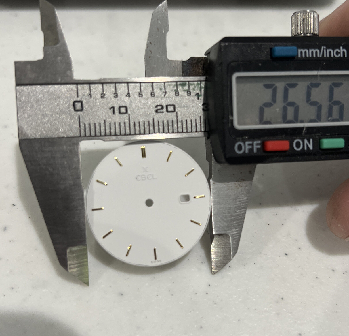 Ebel Beluga Dial White And Yellow Gold Hands Authentic Original