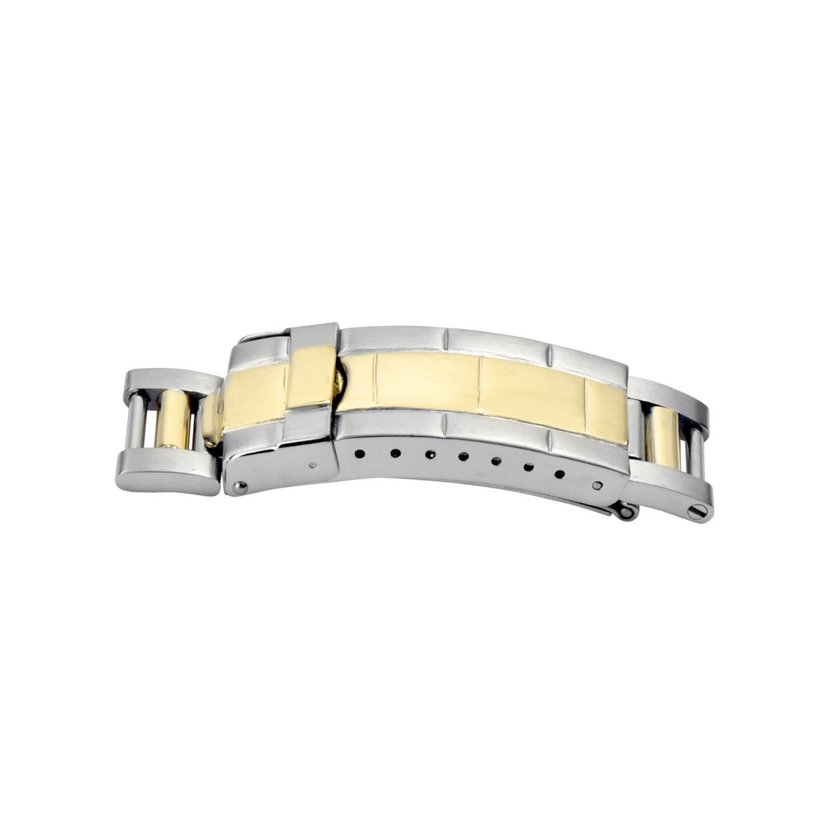 20mm Two Tone 18K Gold Stainless Steel Replacement Watch Buckle Clasp