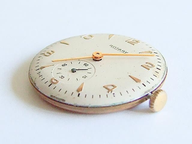AS 1123/1124 Rotary watch movement working