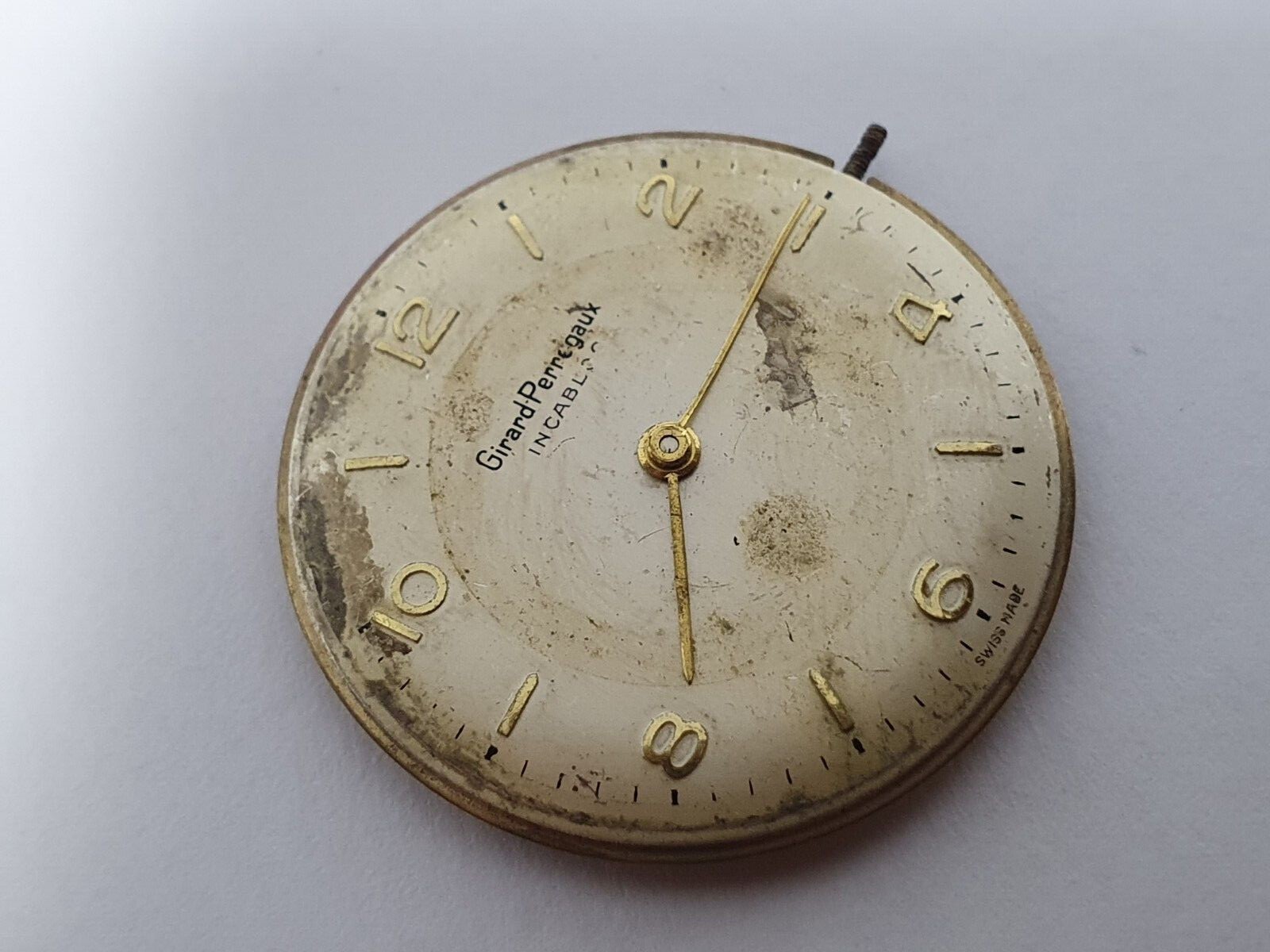 girard perregaux gents watch movement cal peseux 330