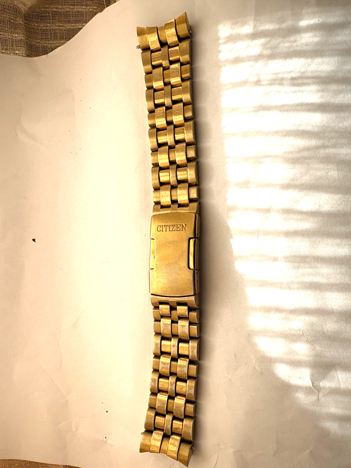 Citizen Mens Eco-Drive watch bracelet 8651-S025150 21 mm lug width