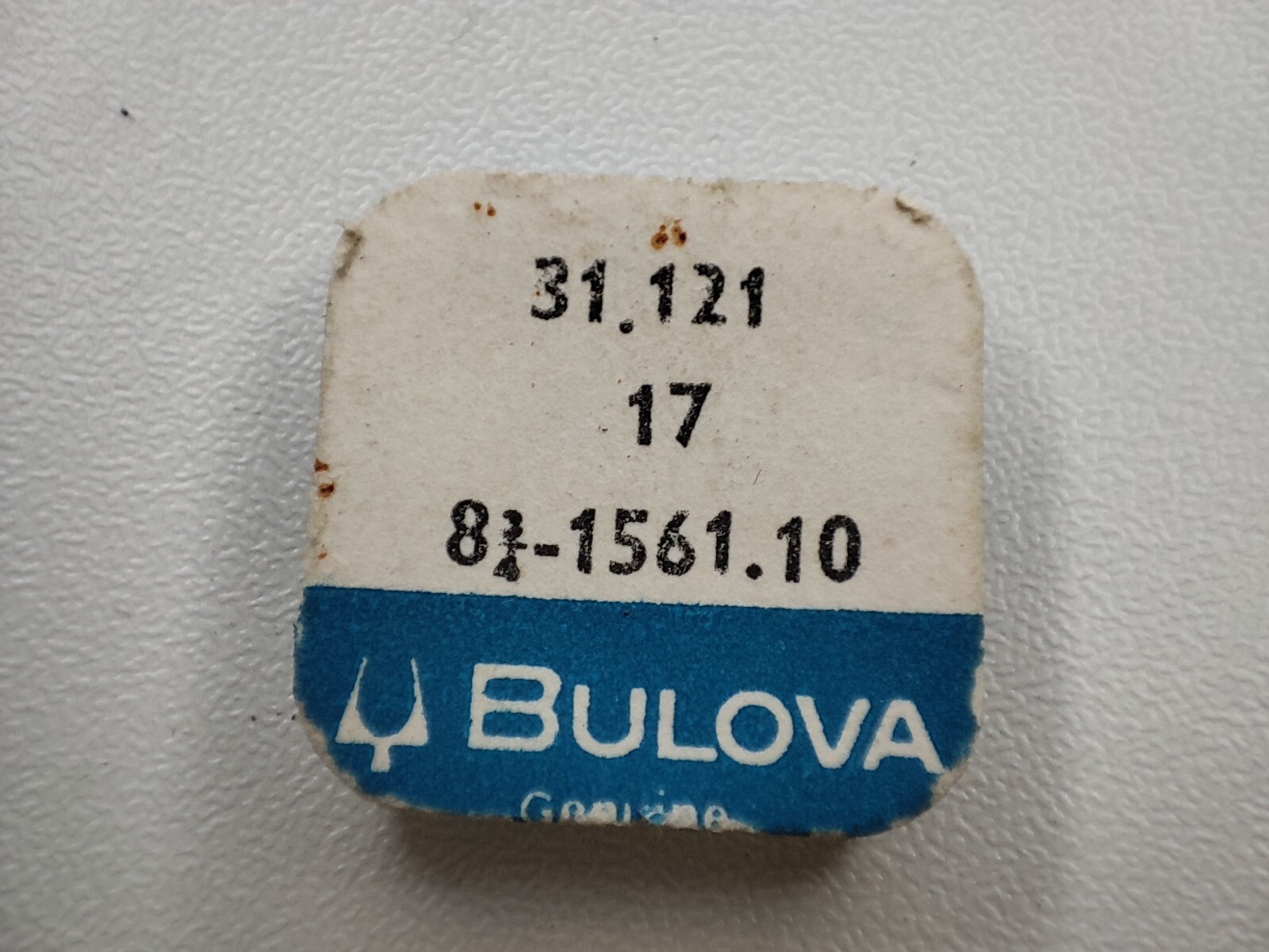 clutch bulova 1561.10 part 31.121 17