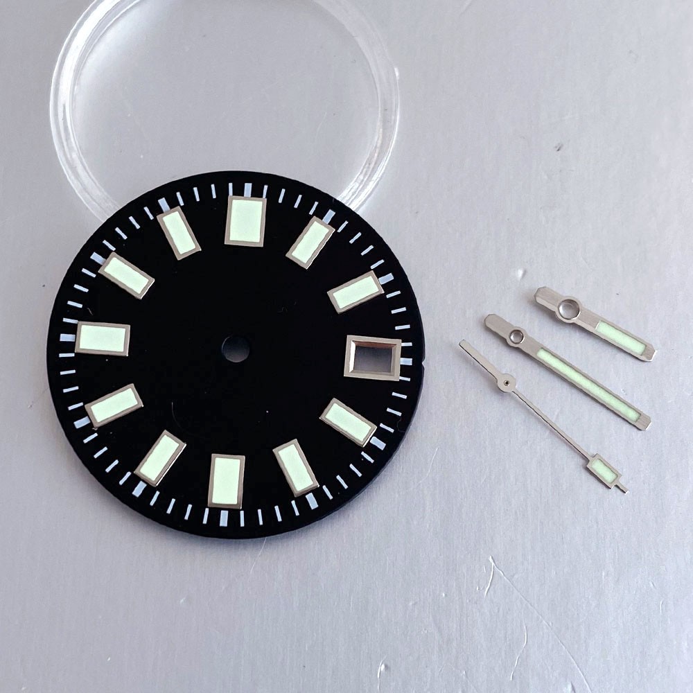 62MAS Fit NH35 PT5000 Miyota 8215 300M Dive Automatic Watch Case Dial Hand Set