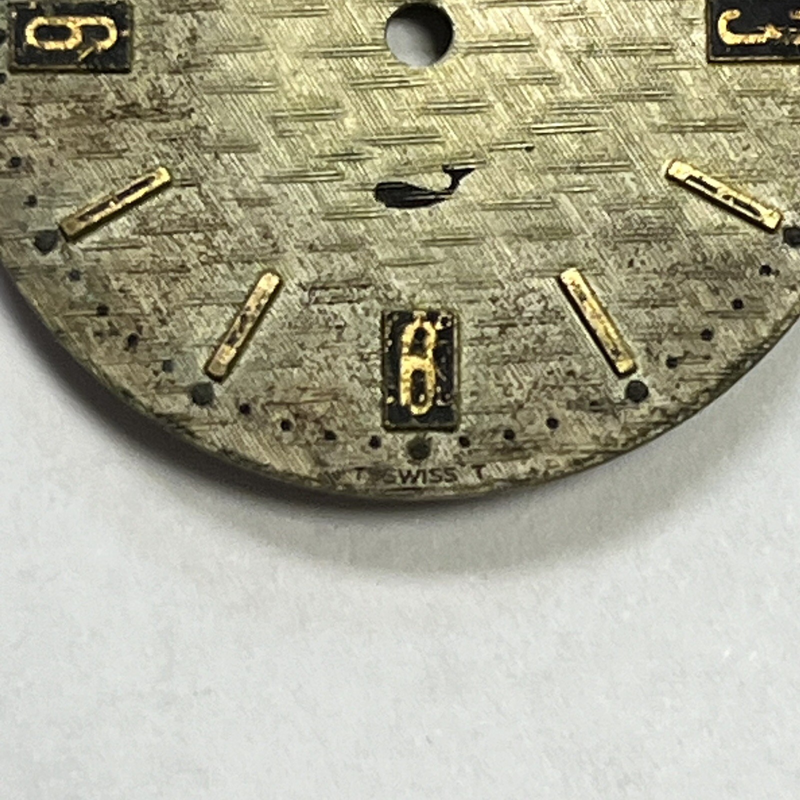 Vintage Bulova Wrist Watch Dial Whale 27.01mm (#90)