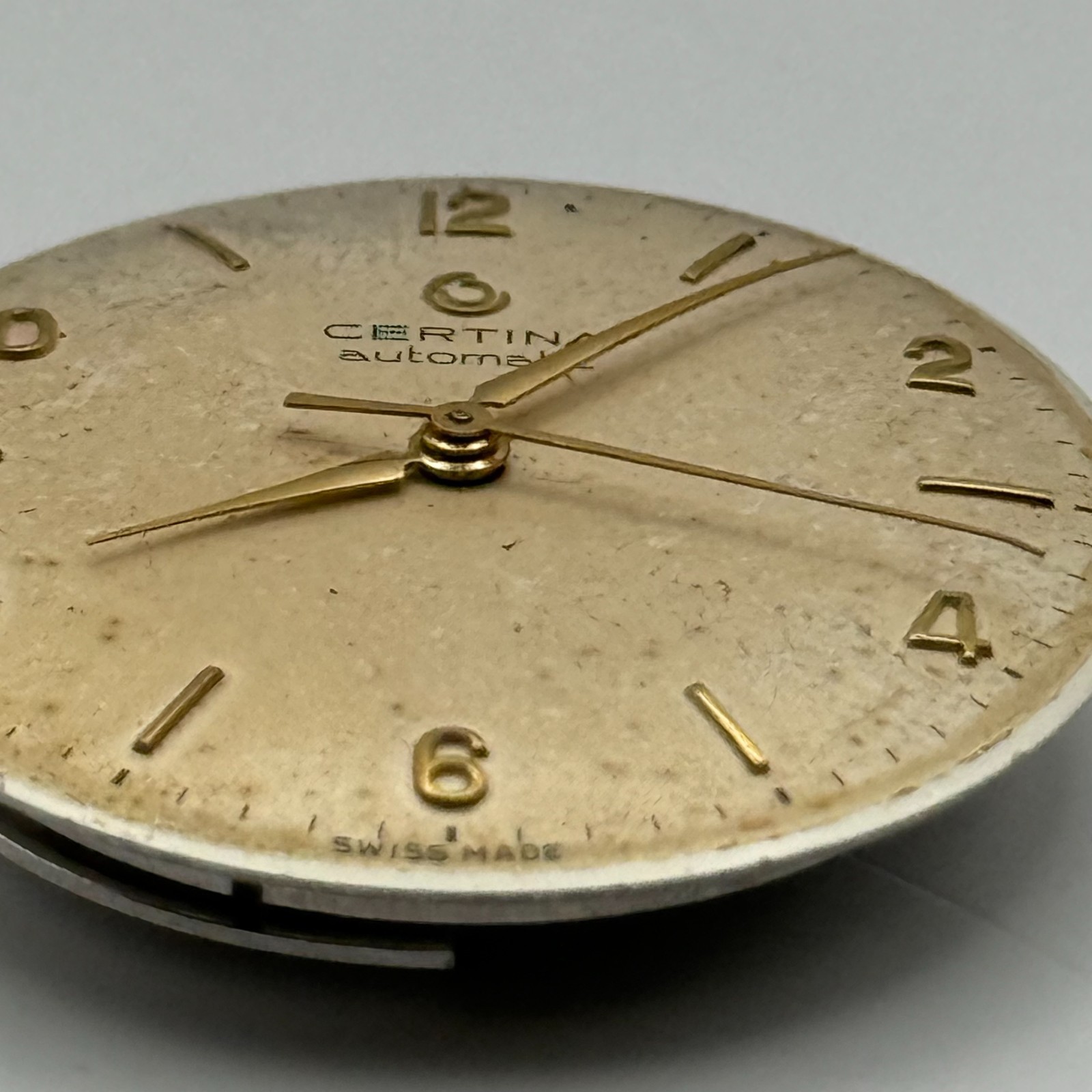 Certina 25-45 Watch Movement 23 Jewels Swiss Automatic Vintage Parts 25.9mm
