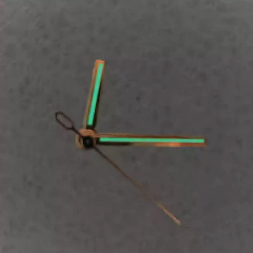 Green Leaf Luminous Hands Silver/Gold/Rose Gold Hands for NH35/36/4R/7S Movement