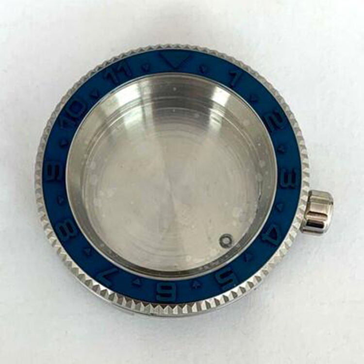 42MM Cylinder Steel Watch Case Sapphire Mirror Modified for NH35/NH36 Movement