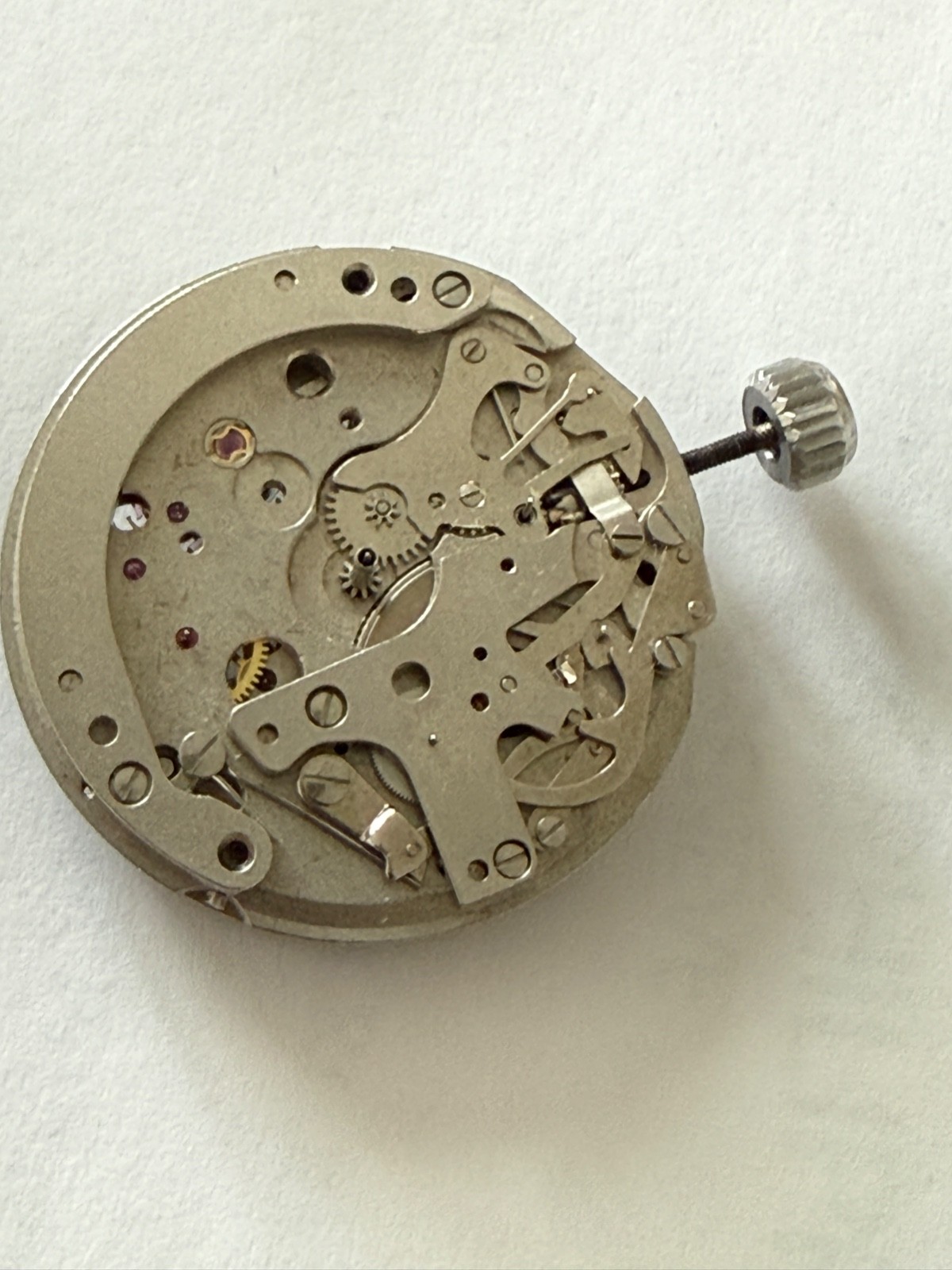 Vintage Wakmann Valjoux 7736 Manual Chronograph movement working perfect