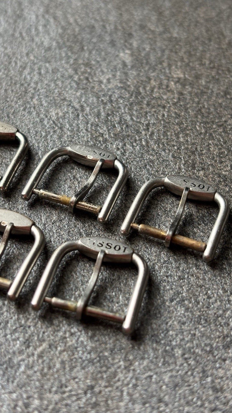 Tissot Buckle 14mm Vintage Steel Color Men Original Buckle Buckle Strap