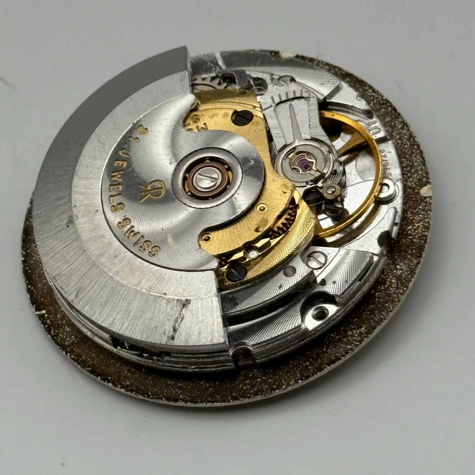 MSR S76-28 Watch Movement Garrard Date Automatic Vintage Parts Repair 25.8mm