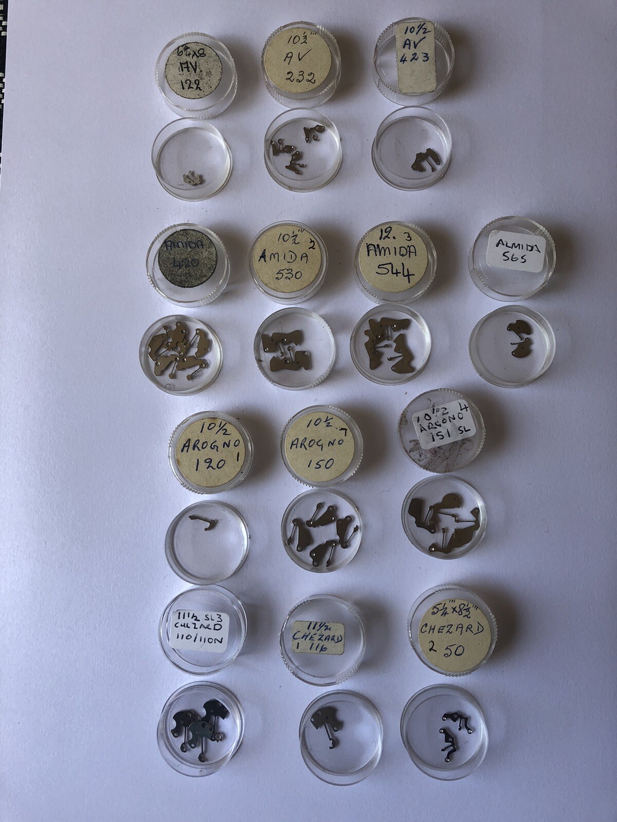 GRUEN,LANCO,MARVIN,MST,ORIS,PRESEUX,SMITHS, +Vintage Watch Setting Lever Spring