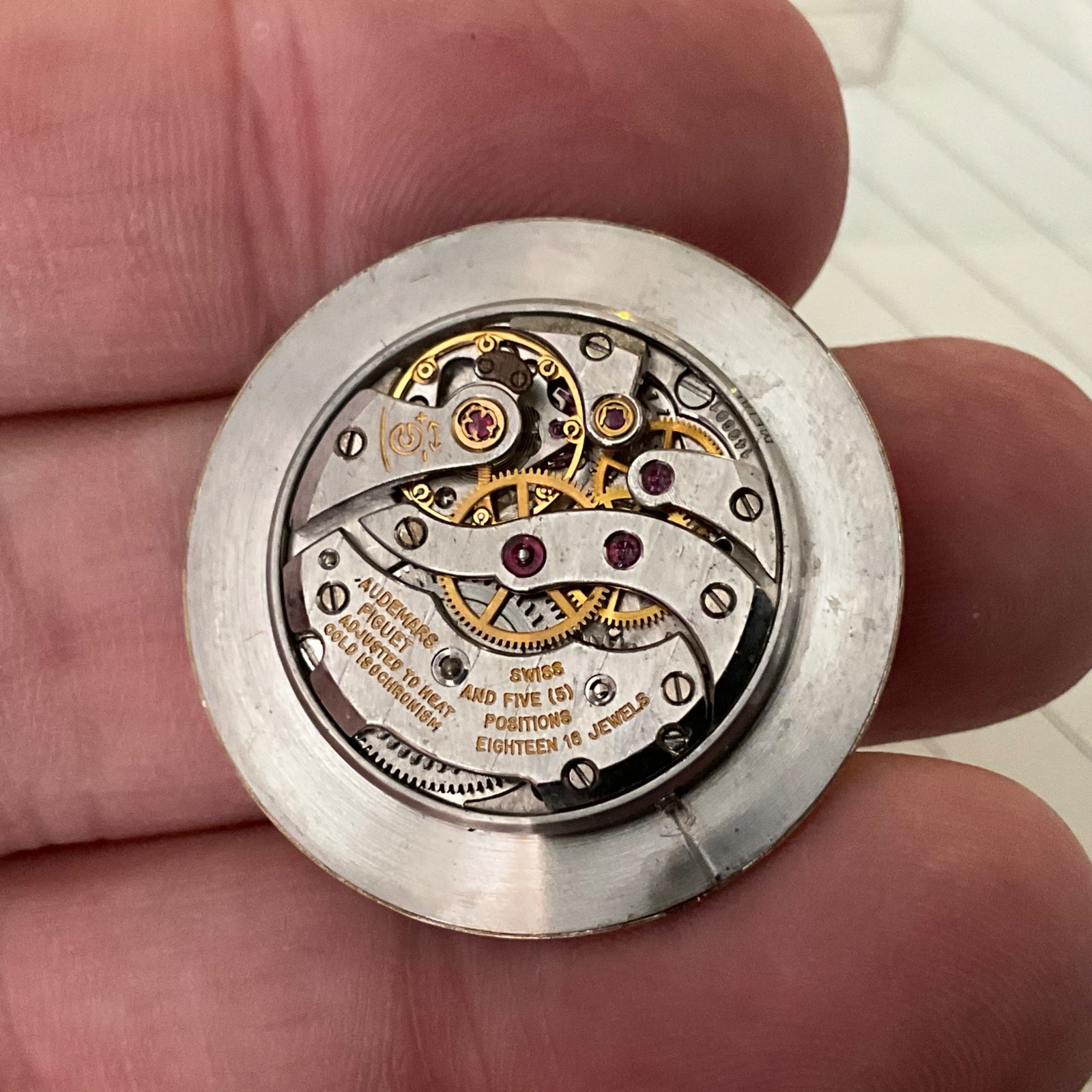 AUDEMARS PIGUET DRESS DIAL AND MOVEMENT 100%O ORIGINAL 30MM CALIBER K 2001