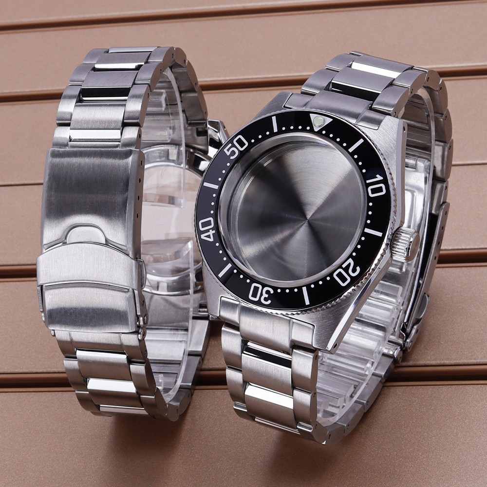 40.5mm NH35 Watch Case Wristband Modify 62MAS Mod Sapphire For Seiko NH35 36 38