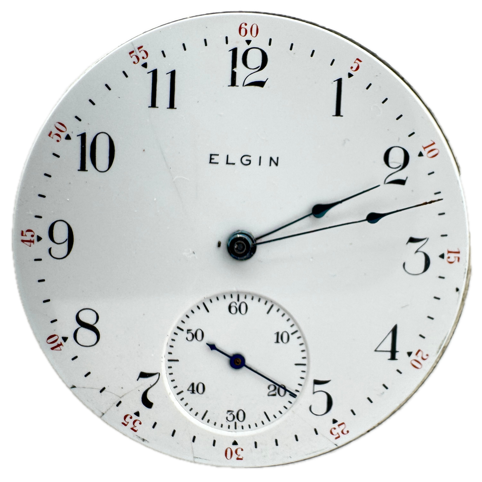 Antique 16s 1908 Elgin 3-Finger Bridge Mechanical Pocket Watch Movement 340 USA