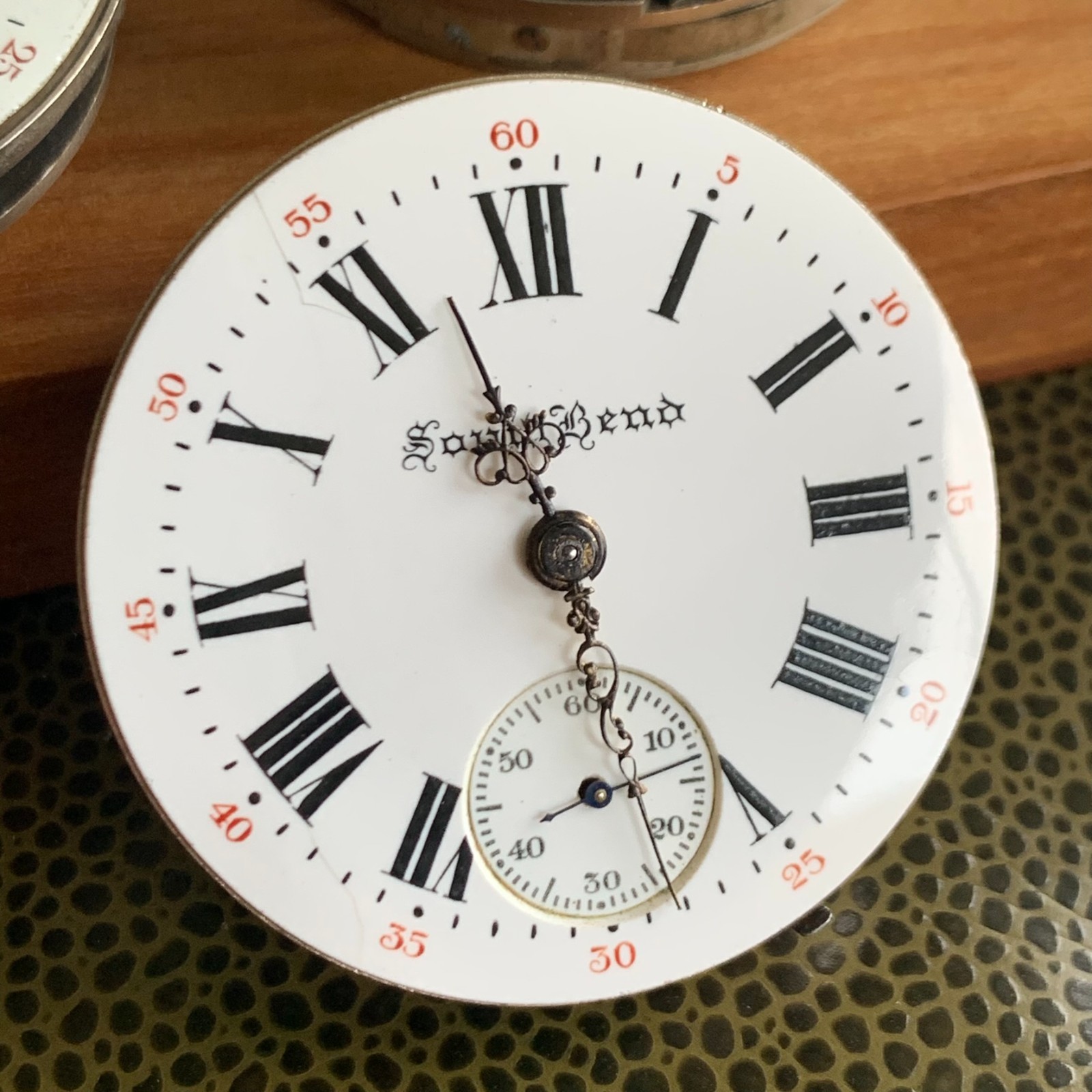 1904 South Bend Grade: 330 18S 15 Jewels Hunting Case Pocket Watch Movement Runs