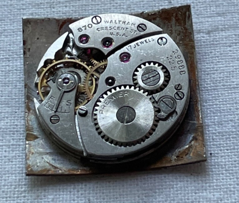 Waltham 870 – movement for mens watch AS IS, lot1407