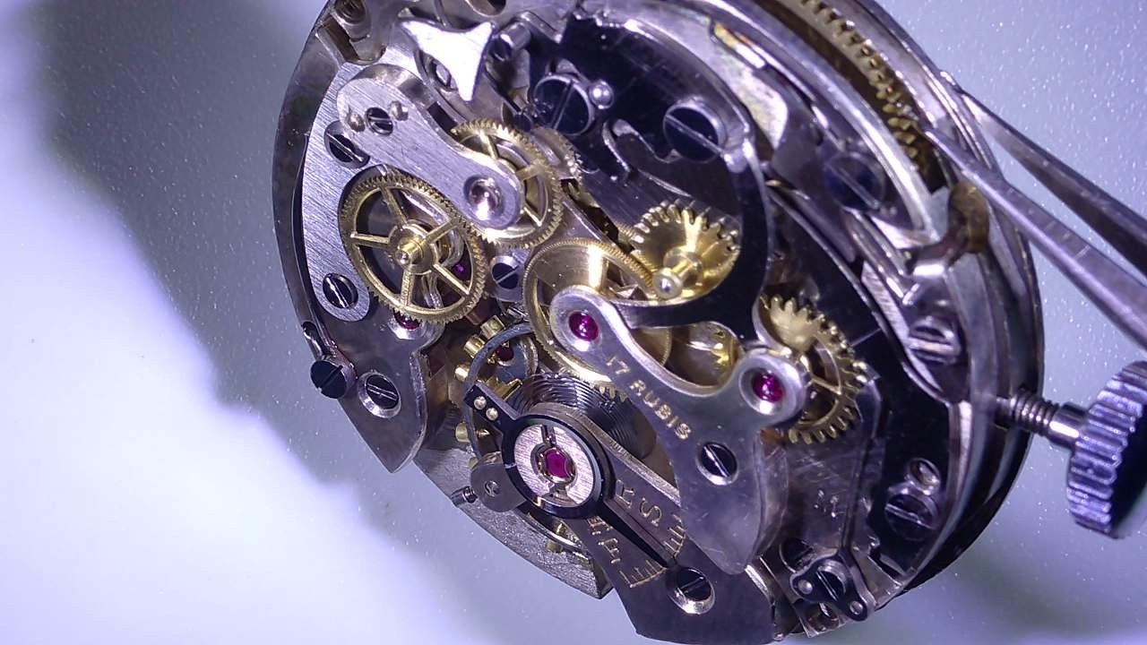 Landeron LANDERON Gray Chrono Movement Stainless Steel Watch Part