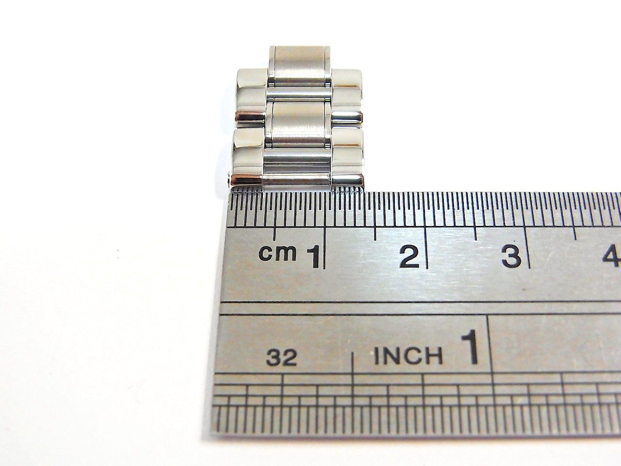 Cartier Must 21 Watch 14mm Genuine SS Link Band Bracelet Parts 2pcs set Mint