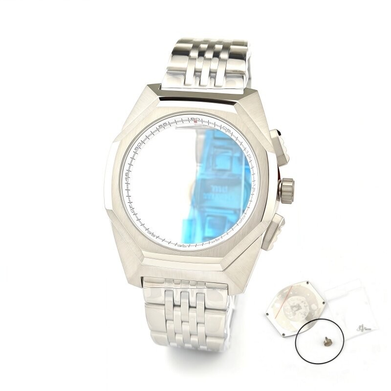 44.5mm VK64 VK63 Watch Case dial For GS Multi Function Sports Chronograph Parts