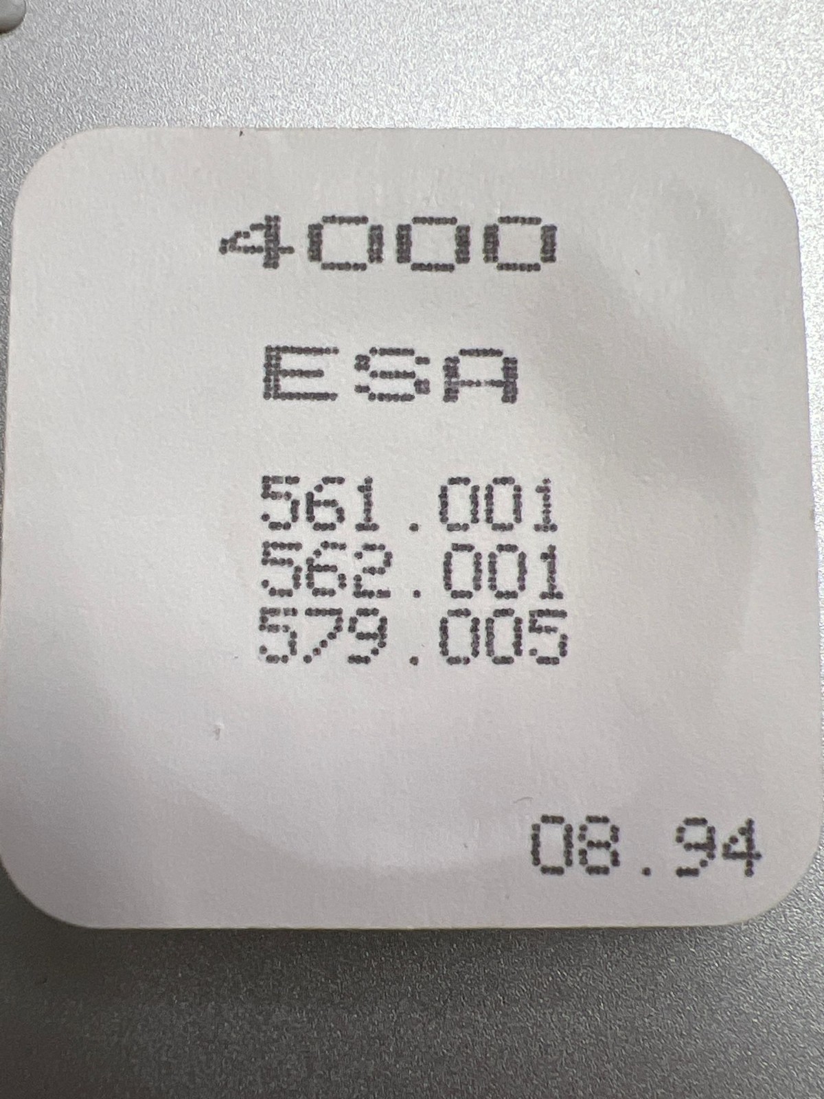 Eta / ETA Electronic module ESA 561.001 / 562.001 /579.005 PART 4000