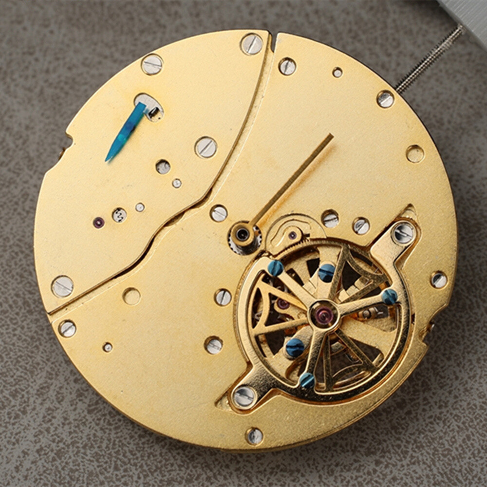Shanghai Golden Bare Balance Wheel Power Pointed Automatic Mechanical Movement