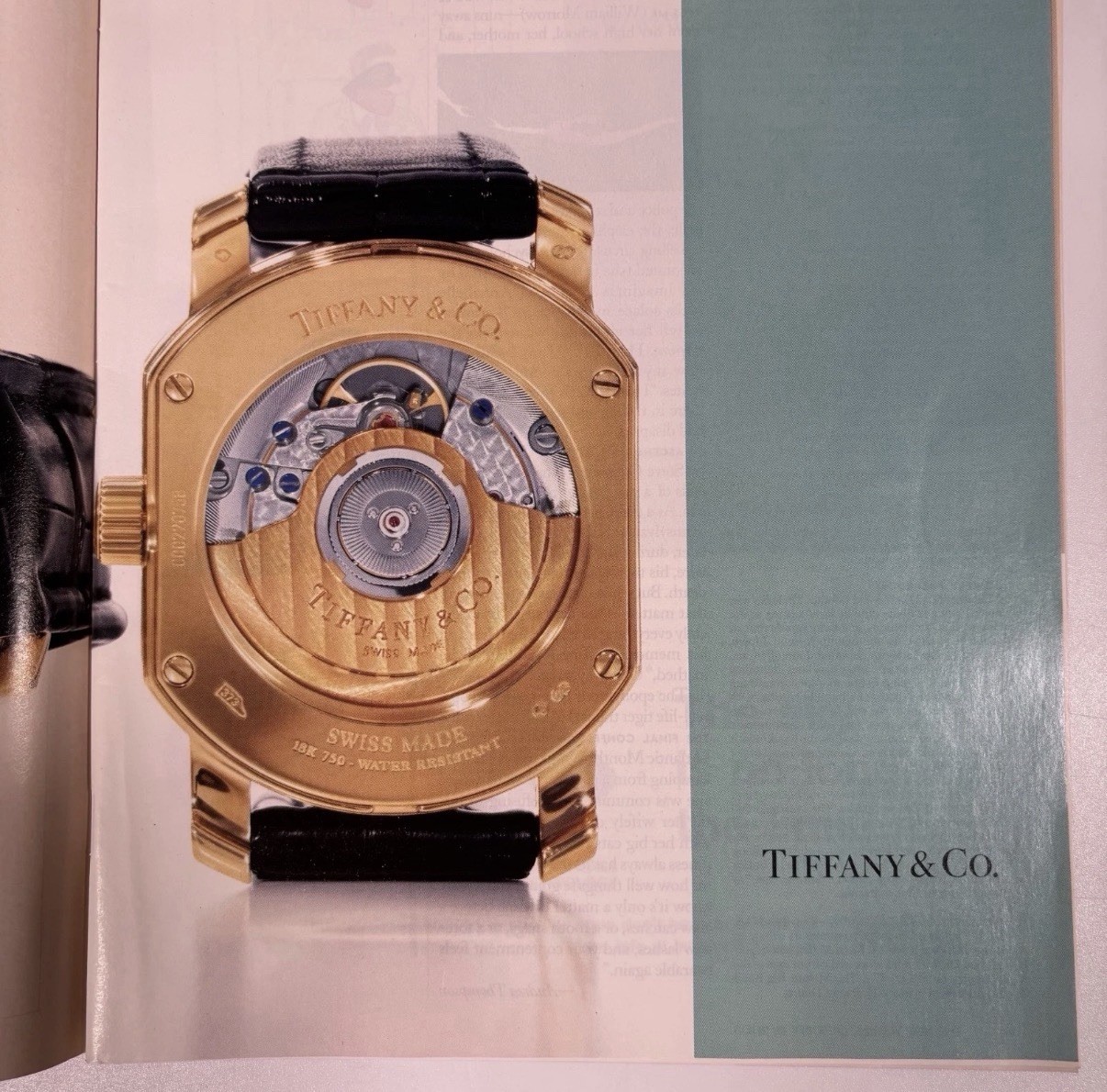 RARE Tiffany & Co. Mark Coupe Automatic Day Date Moonphase 18k SS Dial Movement
