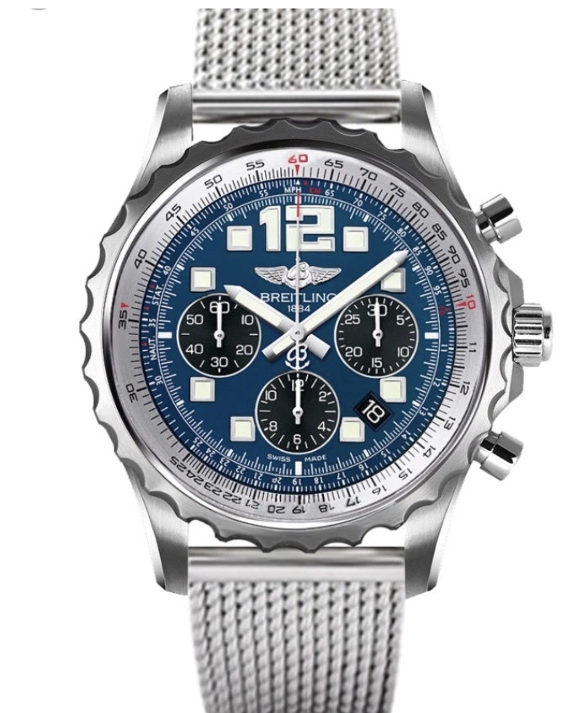 Genuine Breitling Mesh Watch Link For Chronospace A23360 & A78365