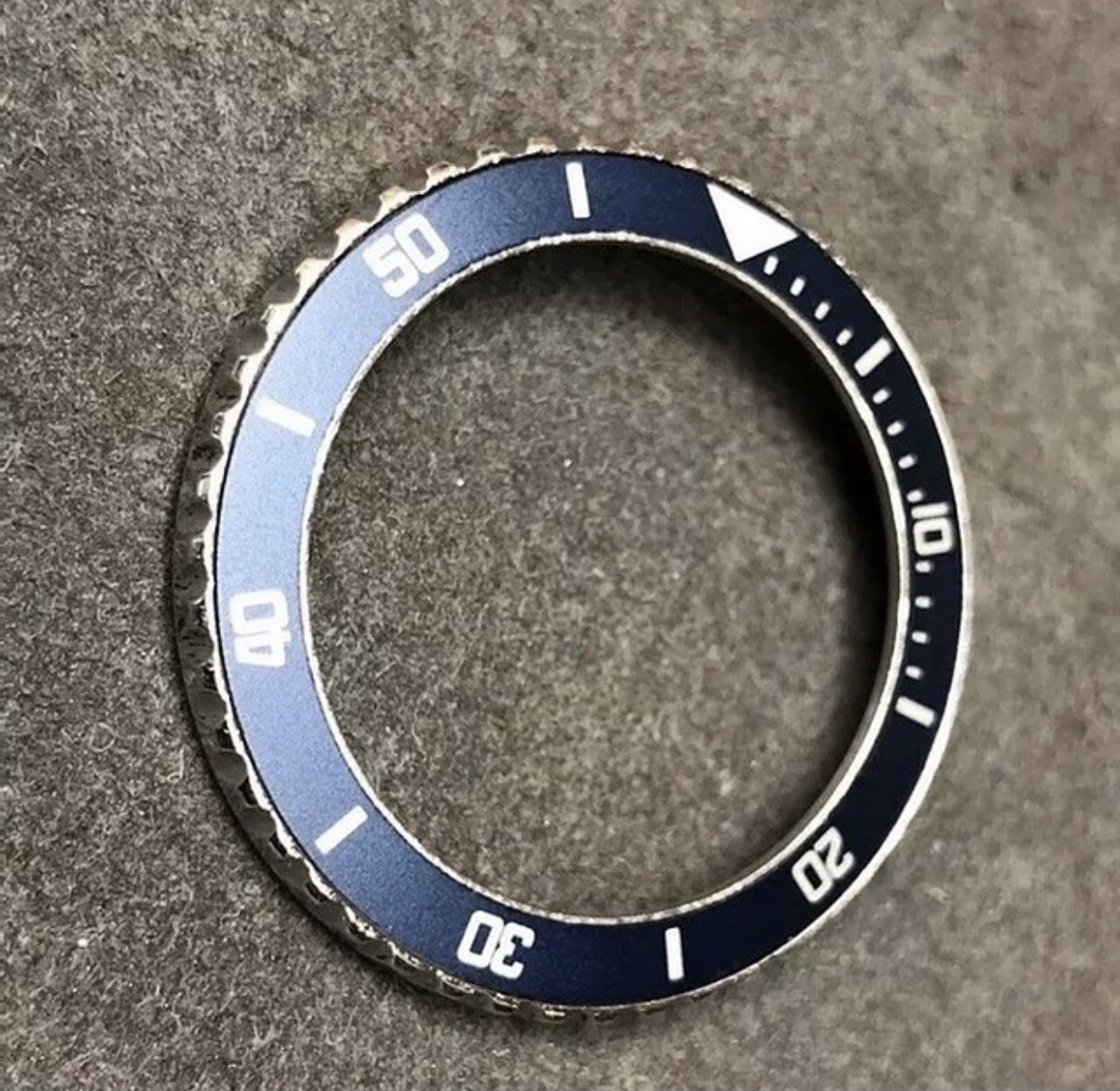 Matte Version: Tag Heuer 1000 Bezel Insert: 980.613 Blue Watch Replacement Part