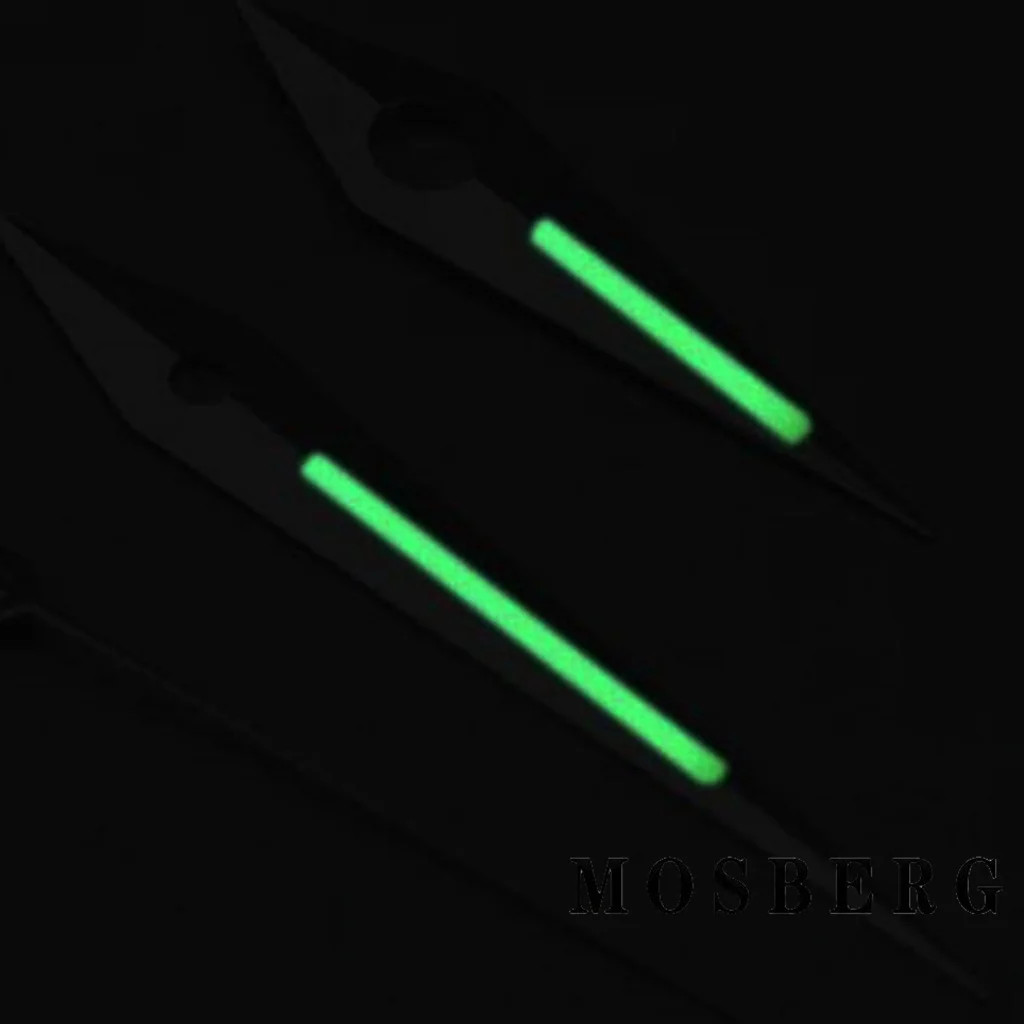 Silver Green Lume Watch Hands Fit NH35 NH36 2824 2836 8215 DG2813 Auto Parts