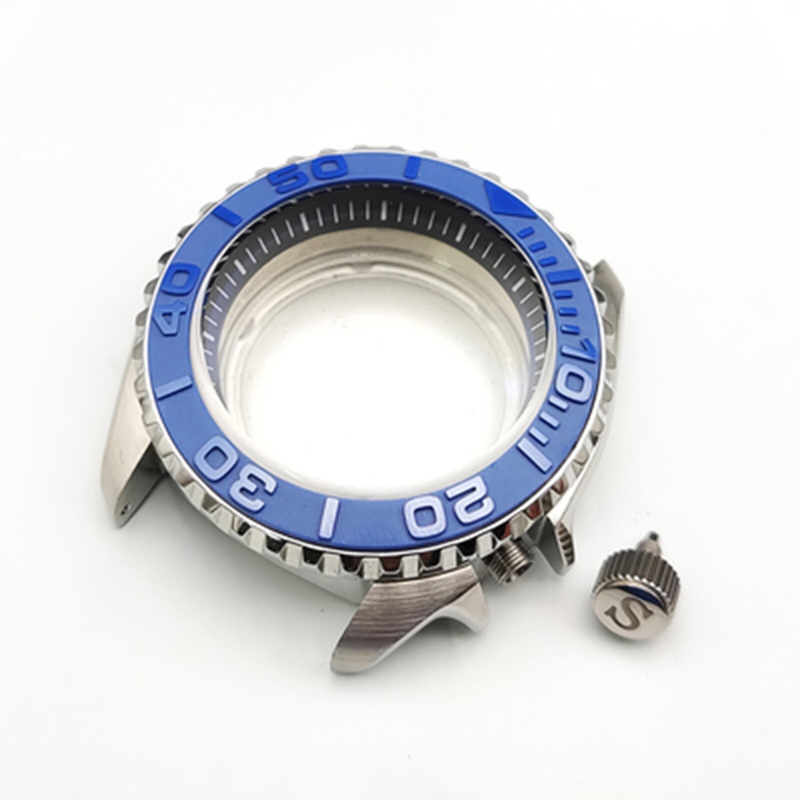 42MM Sapphire Glass Watch Case SKX007 for NH35/NH36/4R Movement Stainless Steel
