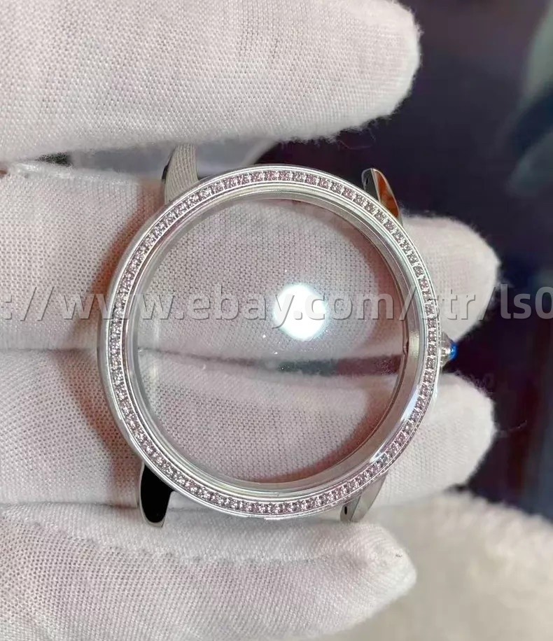 DIY SET for 2892 9015 Movement 42mm Sapphire Leather Strap