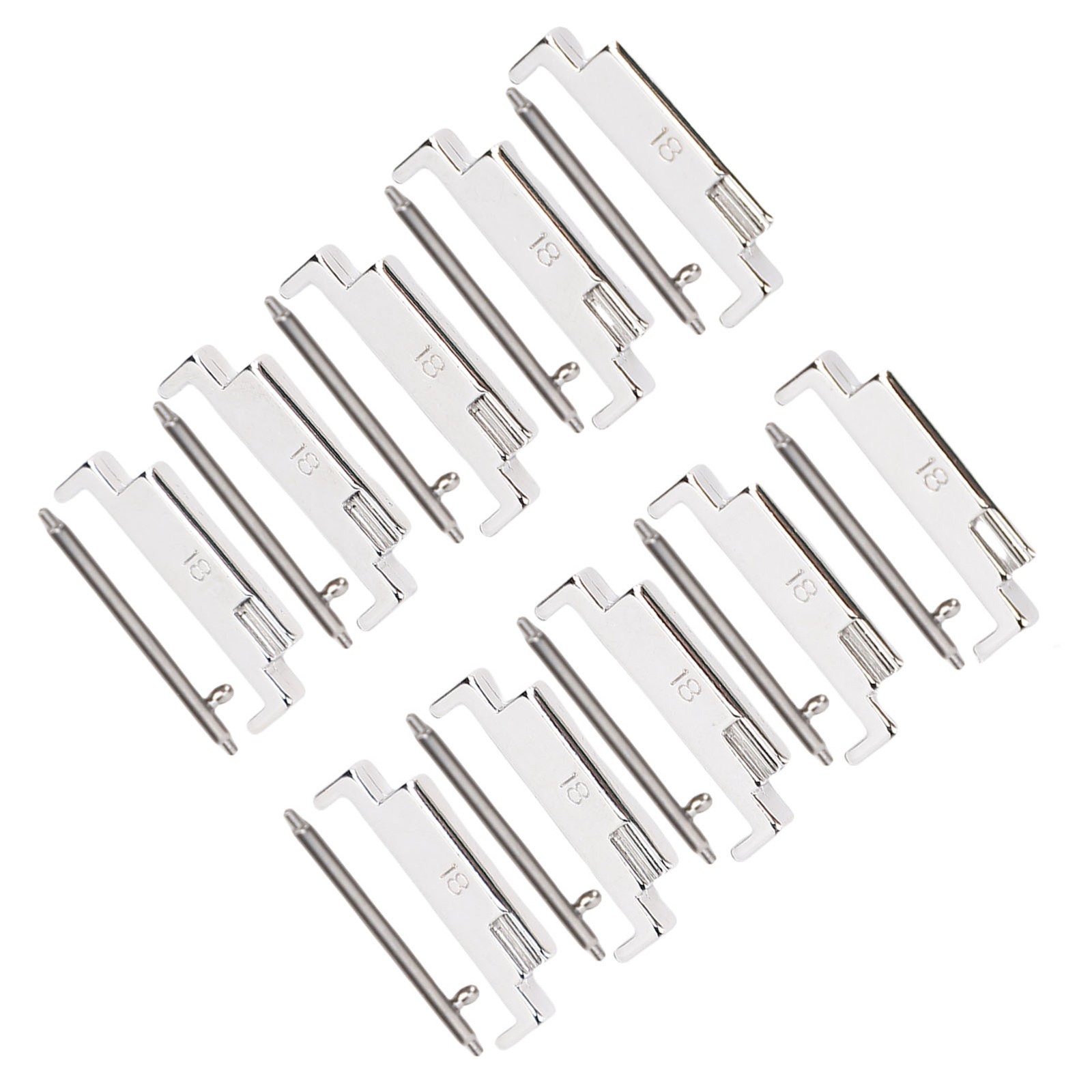 5 Pair Metal Watch Band Adapter Set For 18-22mm Watch Band Adapter