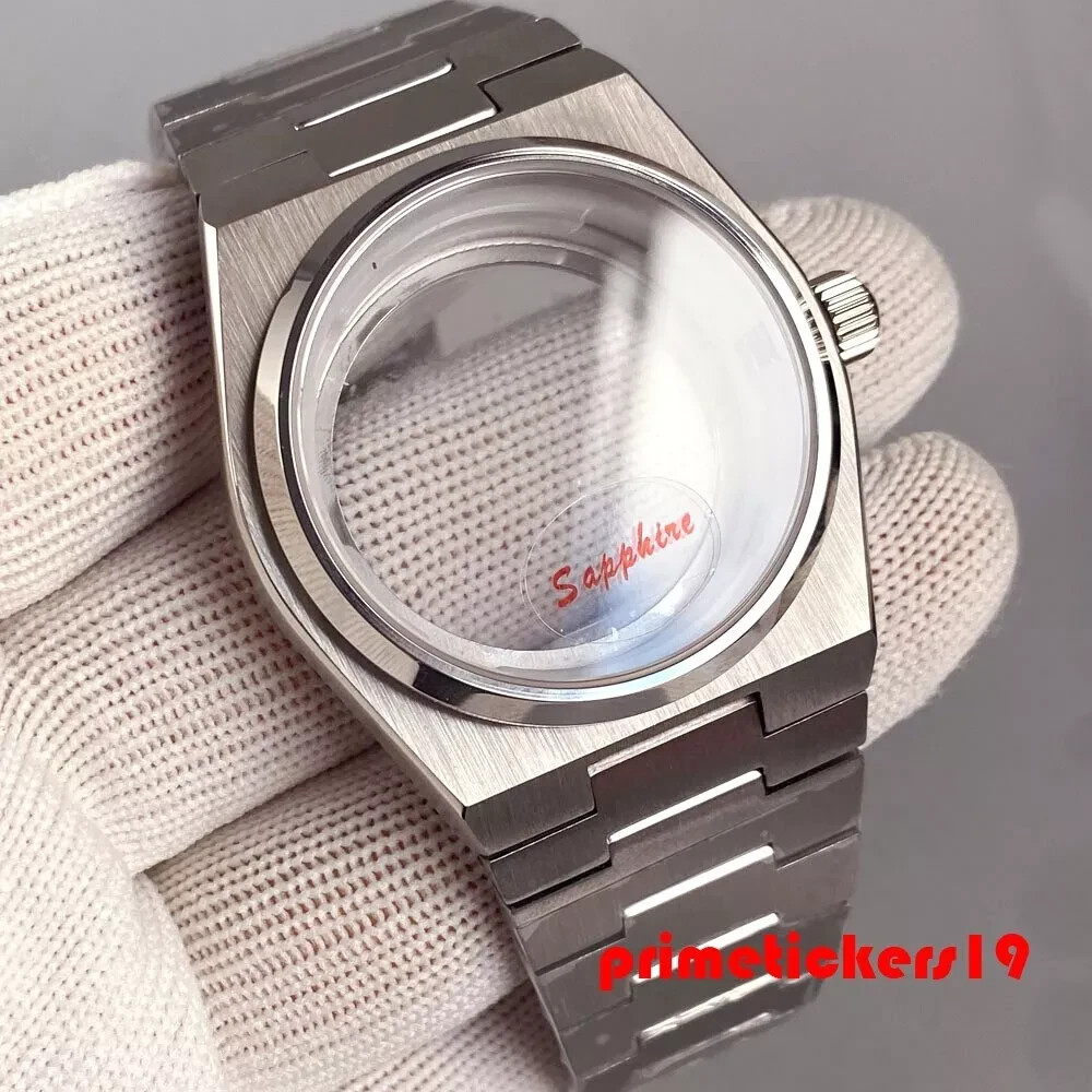 Sapphire 40mm NH35 Watch Case Band+Inner Ring Fit for Prx Super Player Mod Parts