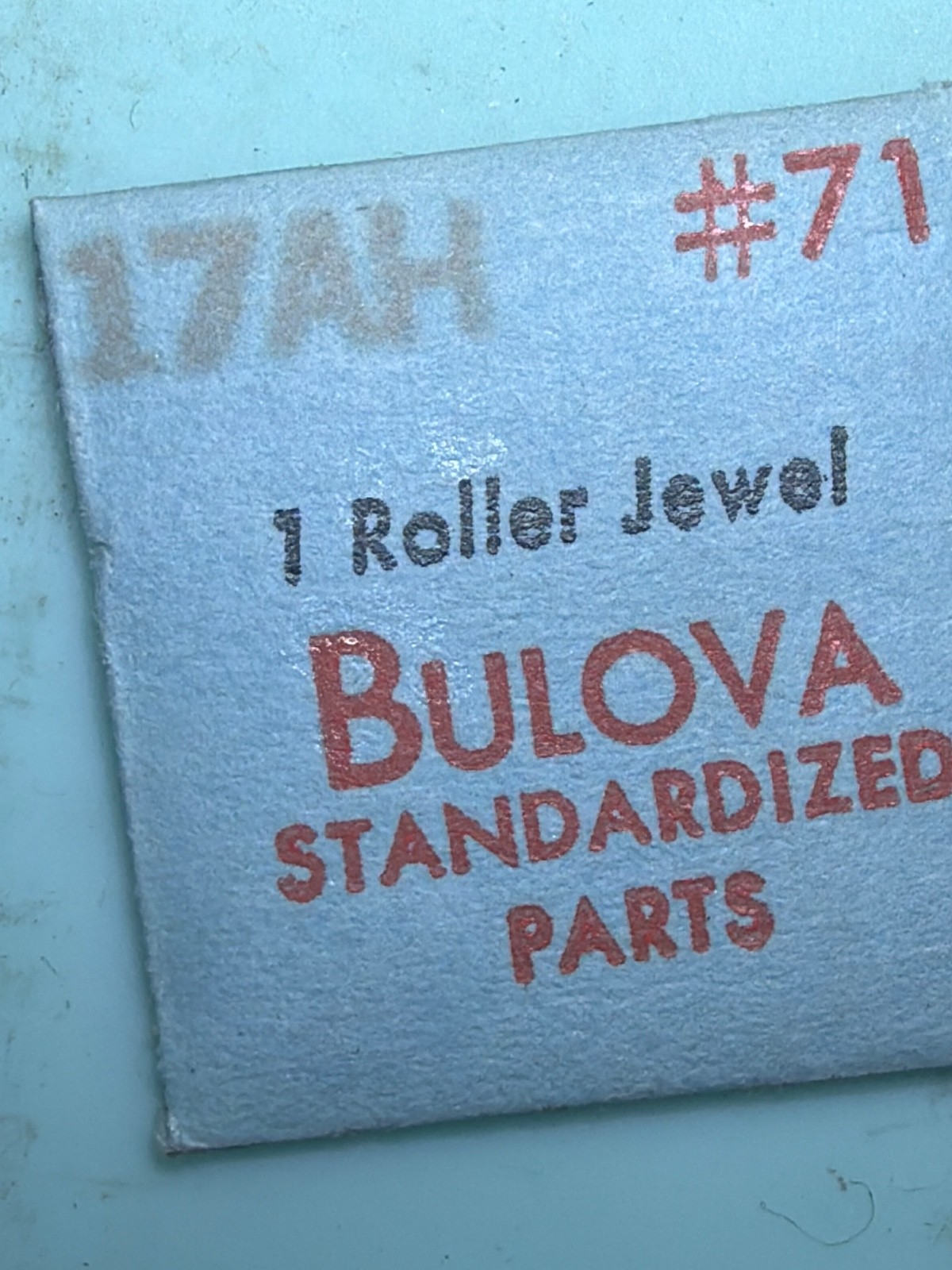 Bulova #71 Roller Jewel – NOS – Various Calibers