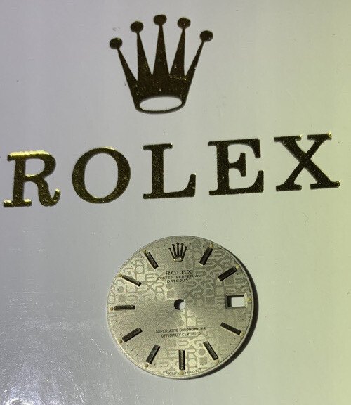 Authentic Rolex Datejust 31mm Gold Jubilee Dial Pie Pan Genuine Mint Condition