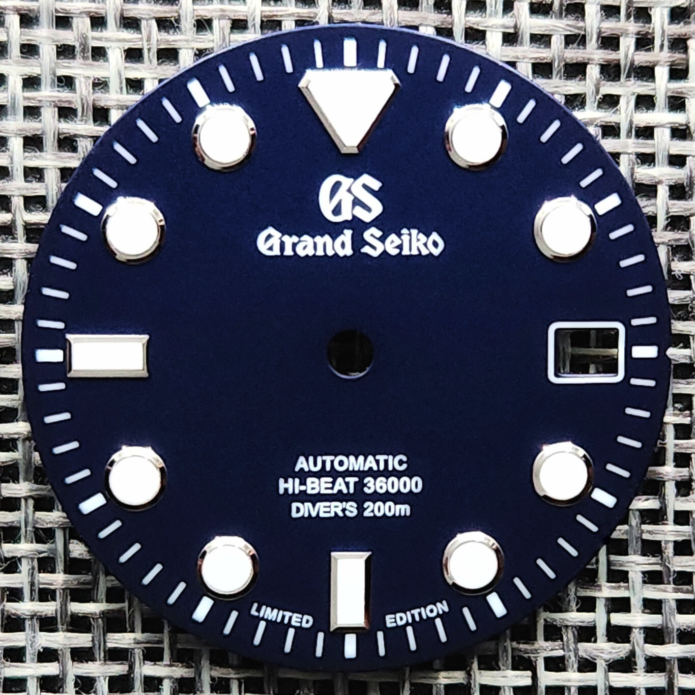 New GRAND SEIKO GS HI BEAT 36000 DIAL DIVERS BLUE NH35 4R35 7S26 SKX007 w/ Ring