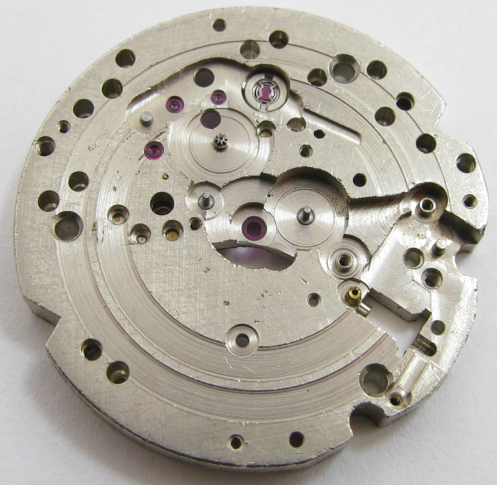 Poljot 3133 chronograph … watch movement part main plate #100