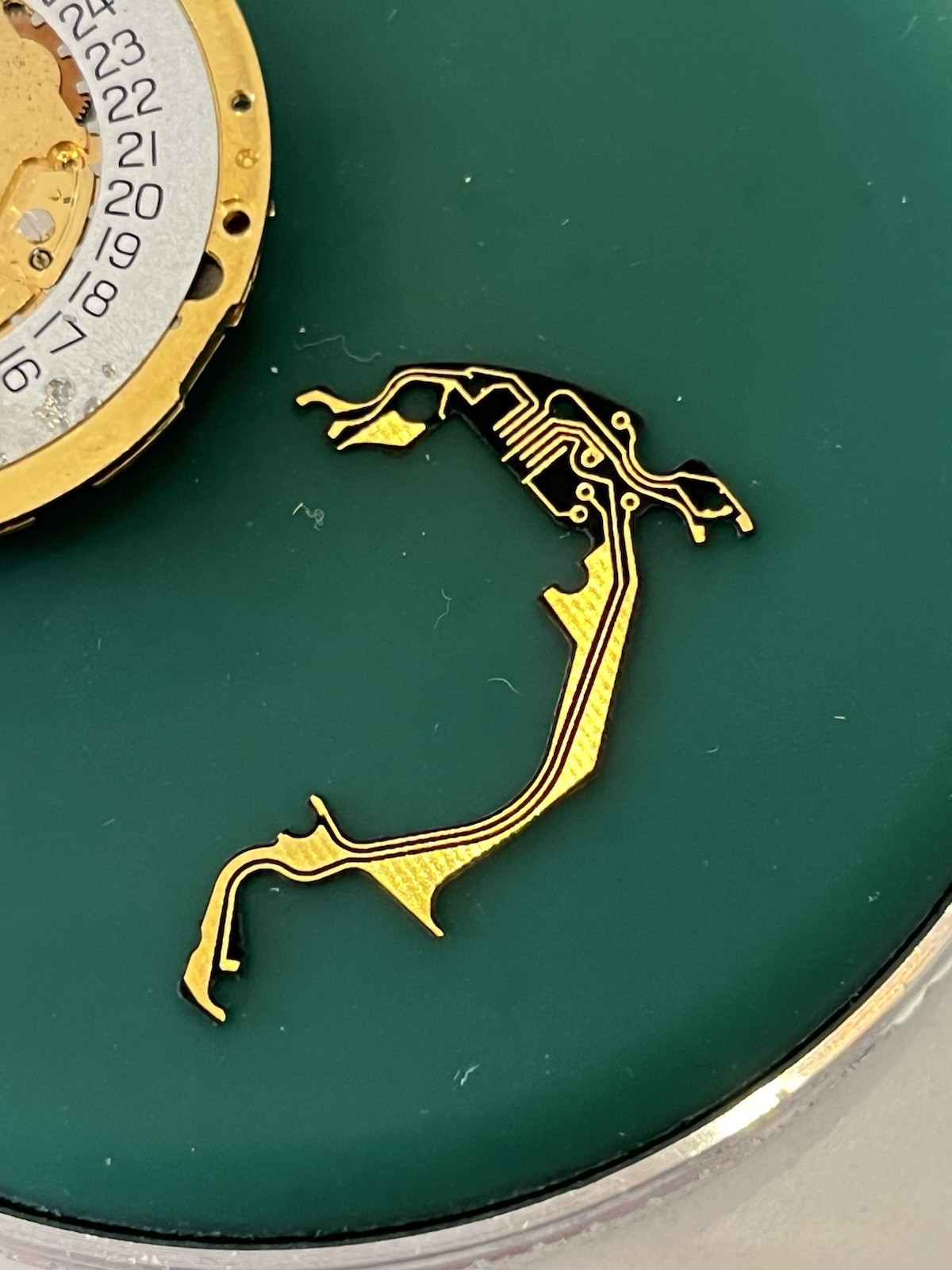 Partial ETA 251.272 Quartz Chronograph Movement Movado 22j